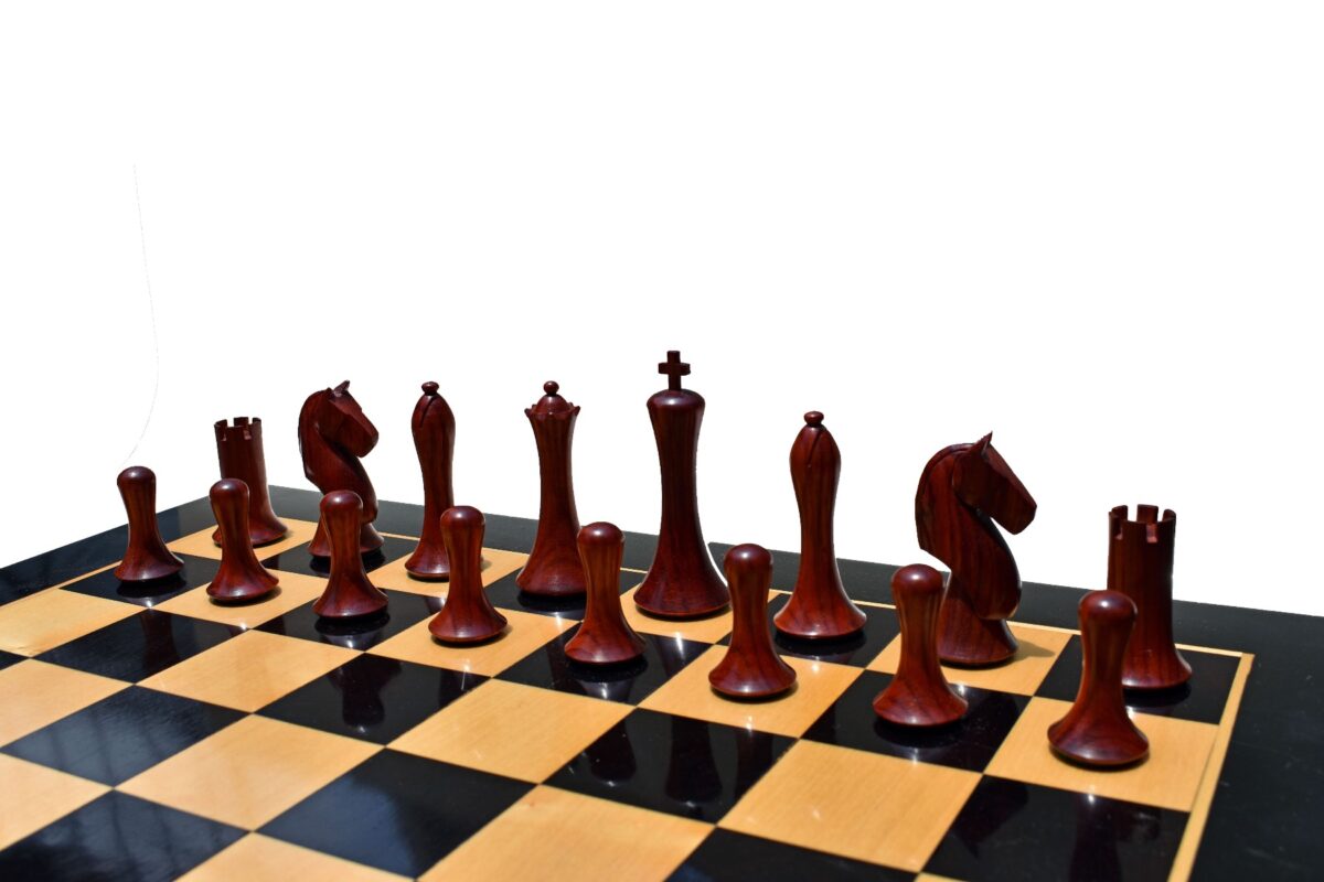 Ulbrich Series Chess Pieces Boxwood & Padauk 3.75" King -5092