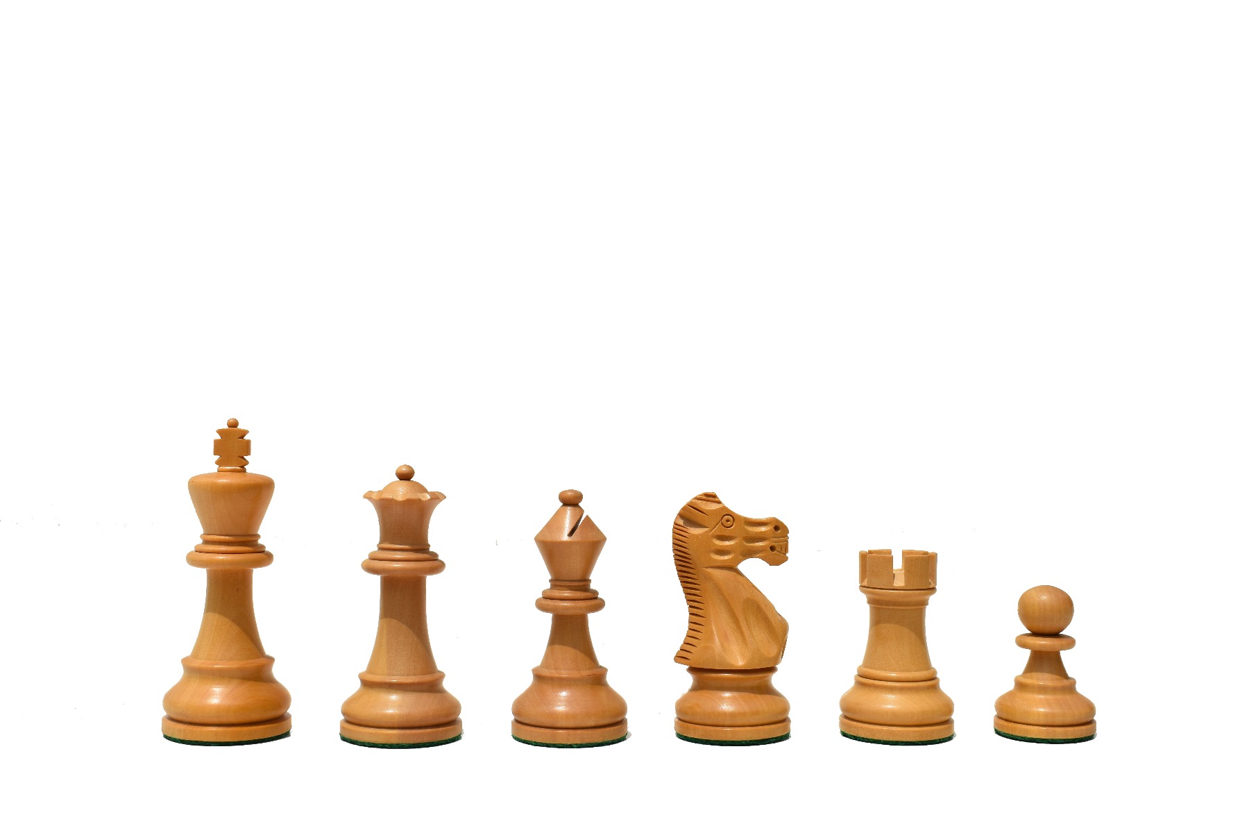 British Series Chess Pieces Boxwood & Ebonized 3.25" King-5574