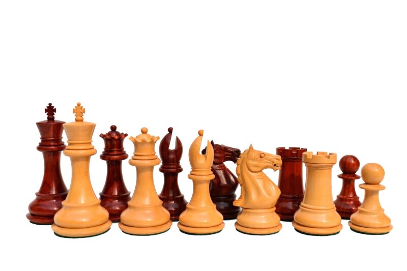 Centurion Series Chess Pieces Boxwood & Padauk 4" King-0