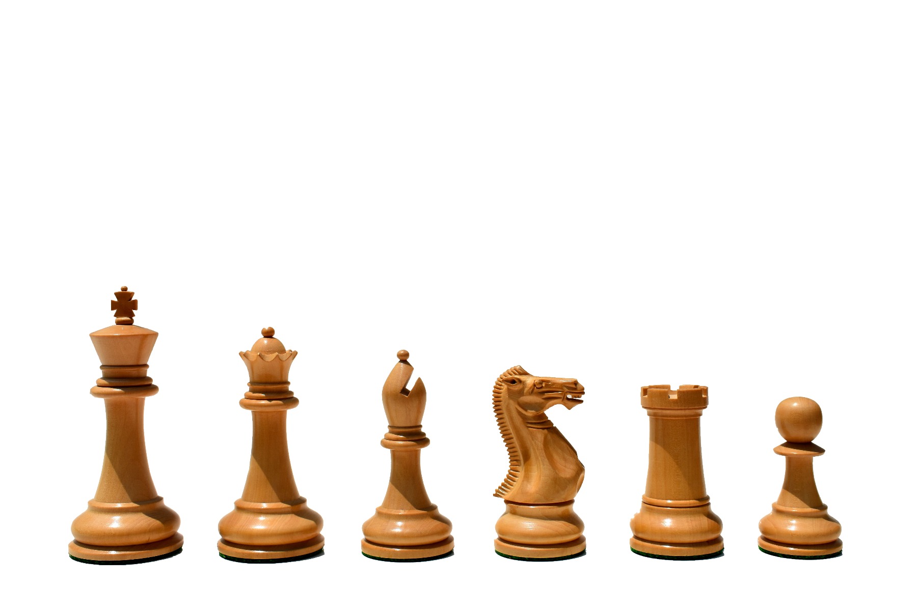Collector Iv Series Chess Pieces <br> Boxwood & Ebony <br> 4" King-5555 Collector Iv Series Chess Pieces Boxwood & Ebony 4" King-5555