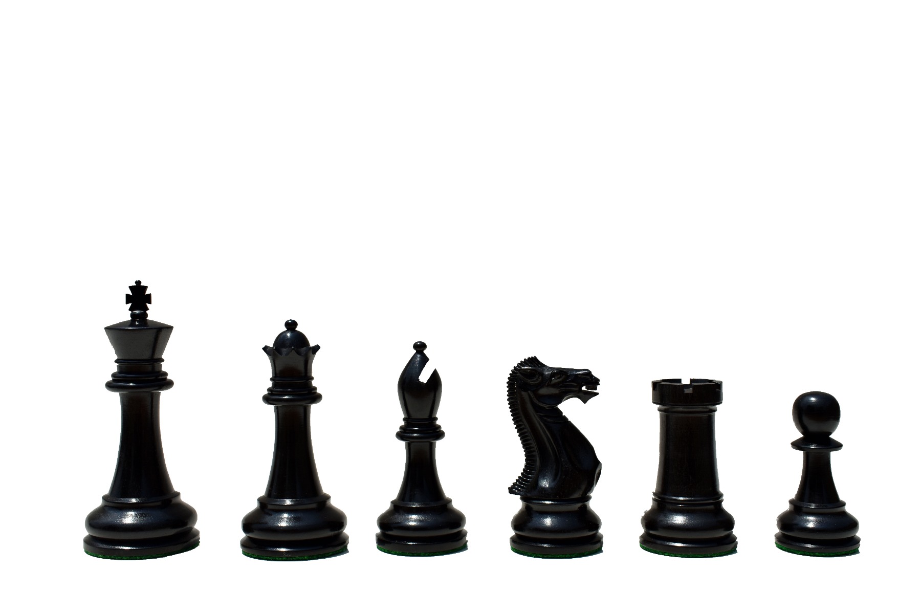 Collector Iv Series Chess Pieces <br> Boxwood & Ebony <br> 4" King-5556 Collector Iv Series Chess Pieces Boxwood & Ebony 4" King-5556