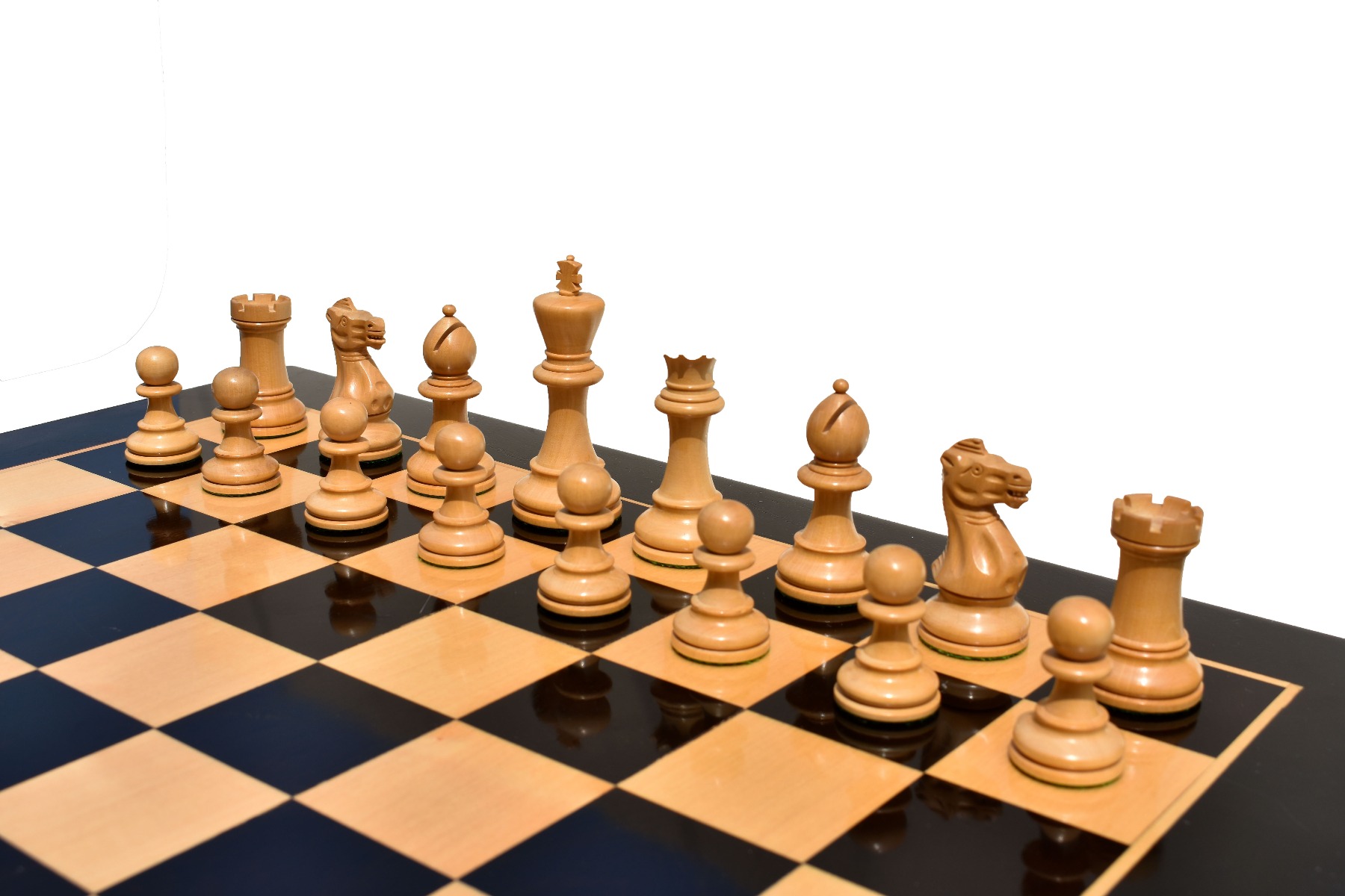 Grandmaster Series Chess Pieces Boxwood & Rosewood 3.75" King-5548