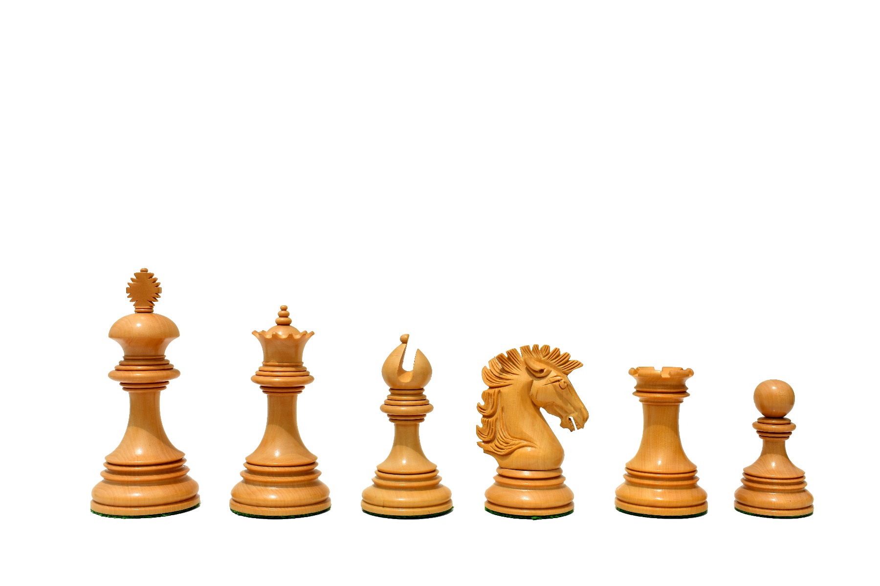 Wellington Series Chess Pieces Boxwood & Ebony 4.4" King-5615