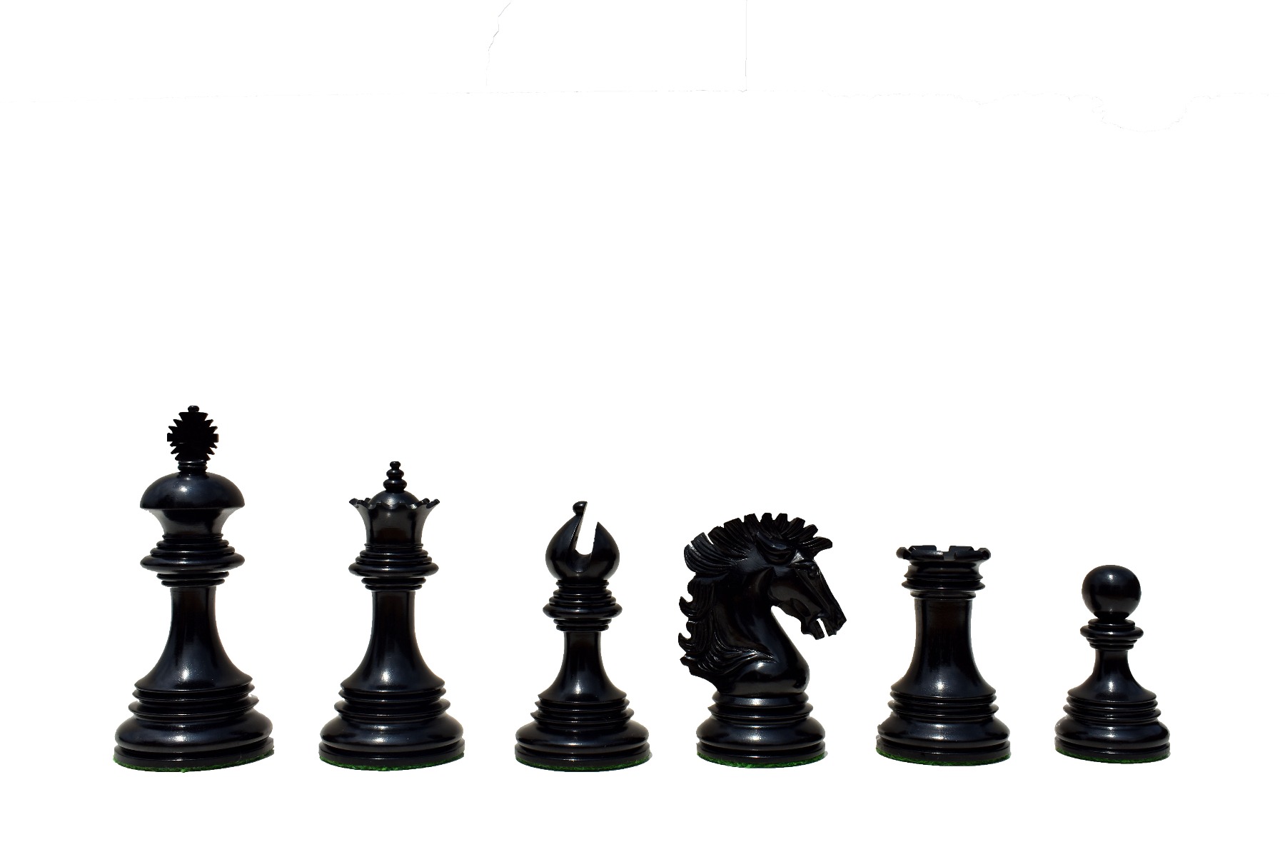 Wellington Series Chess Pieces Boxwood & Ebony 4.4" King-5616