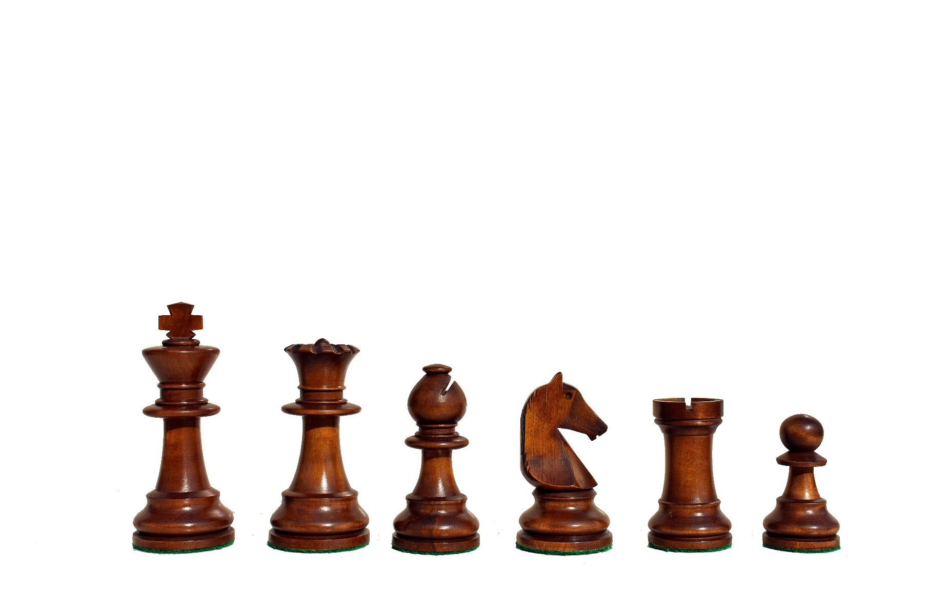 B210 Henri Chavet Series - 1980-1990 reproduction-Chess Pieces <br> Boxwood & Dark Antique Gilded <br> 3.625" King-6014 B210 Henri Chavet Series - 1980-1990 reproduction-Chess Pieces Boxwood & Dark Antique Gilded 3.625" King-6014