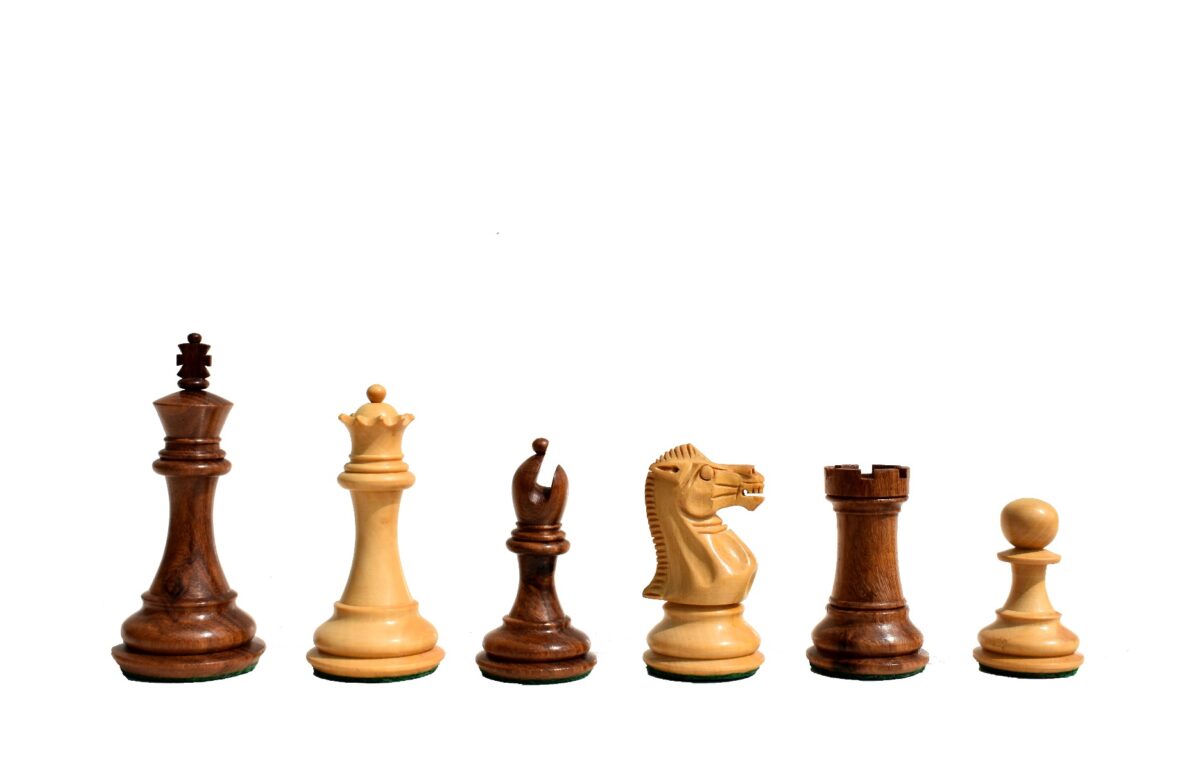 Collector Series Iv Chess Set Boxwood & Sheesham 3" King with 16" Chess board-5907