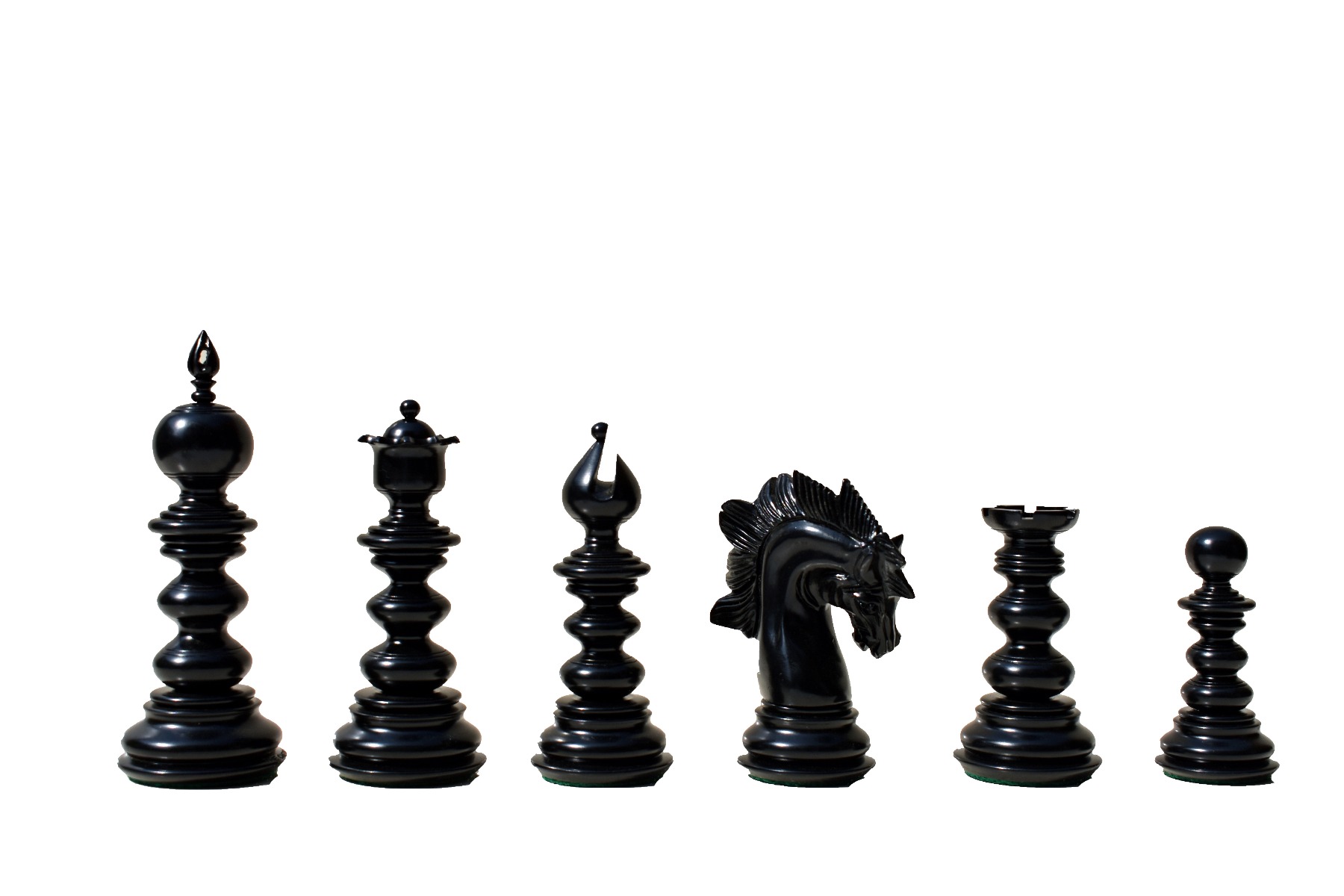 Designer Savano Series Chess pieces <br> Boxwood & Ebony Matte Finish <br> 4.4" King-6420 Designer Savano Series Chess pieces Boxwood & Ebony Matte Finish 4.4" King-6420