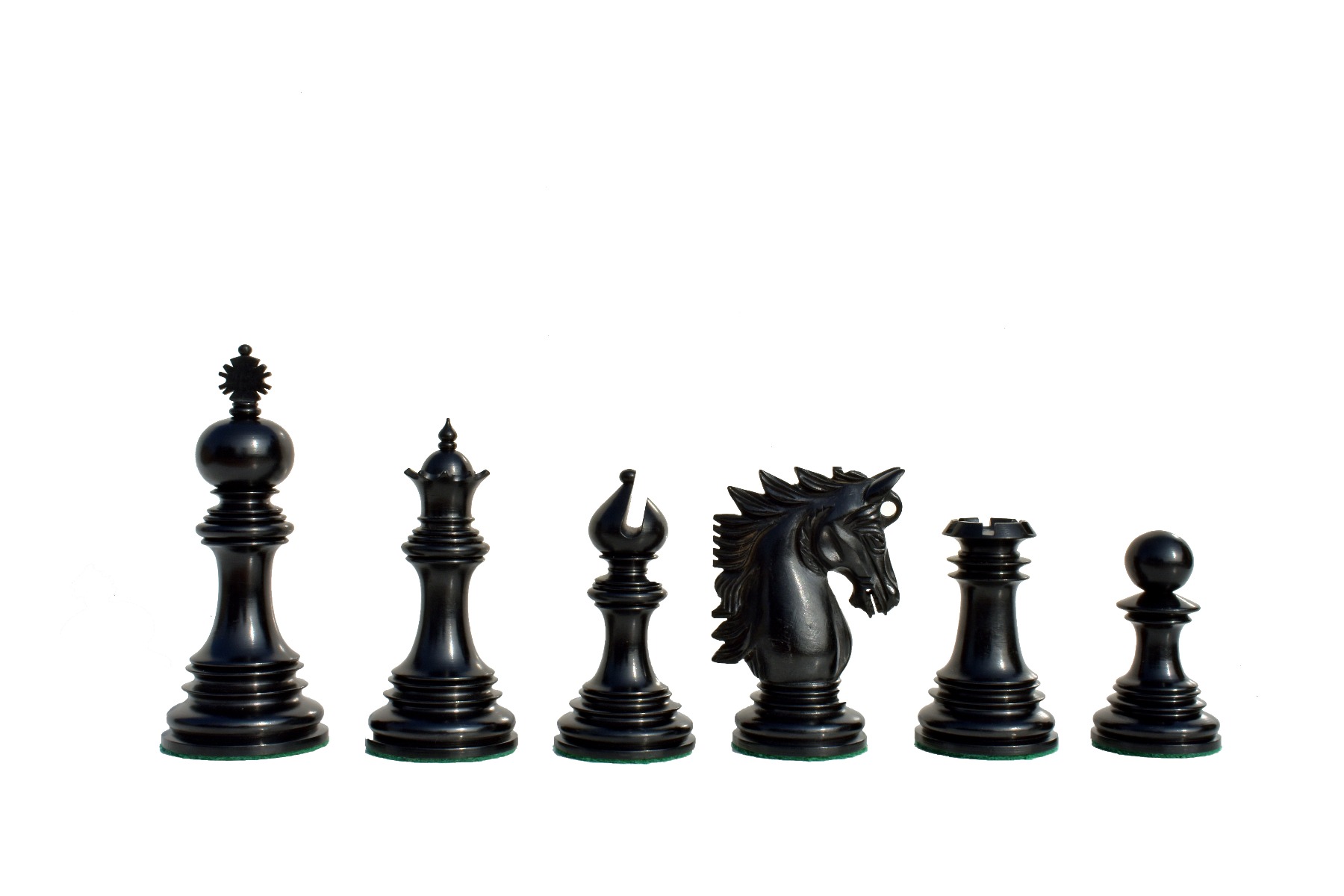 Victoria Castle Series Chess Pieces Boxwood & Ebony 4.4" King-7065