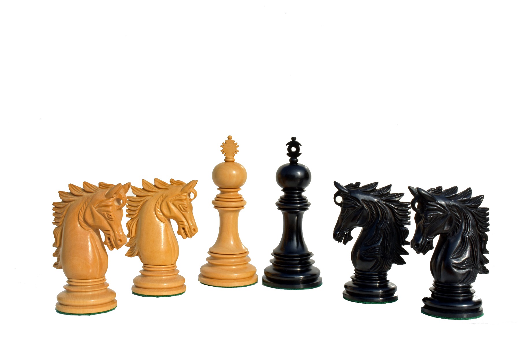 Victoria Castle Series Chess Pieces Boxwood & Ebony 4.4" King-7066