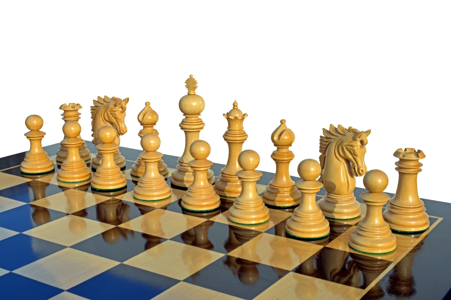 Victoria Castle Series Chess Pieces Boxwood & Ebony 4.4" King-7068