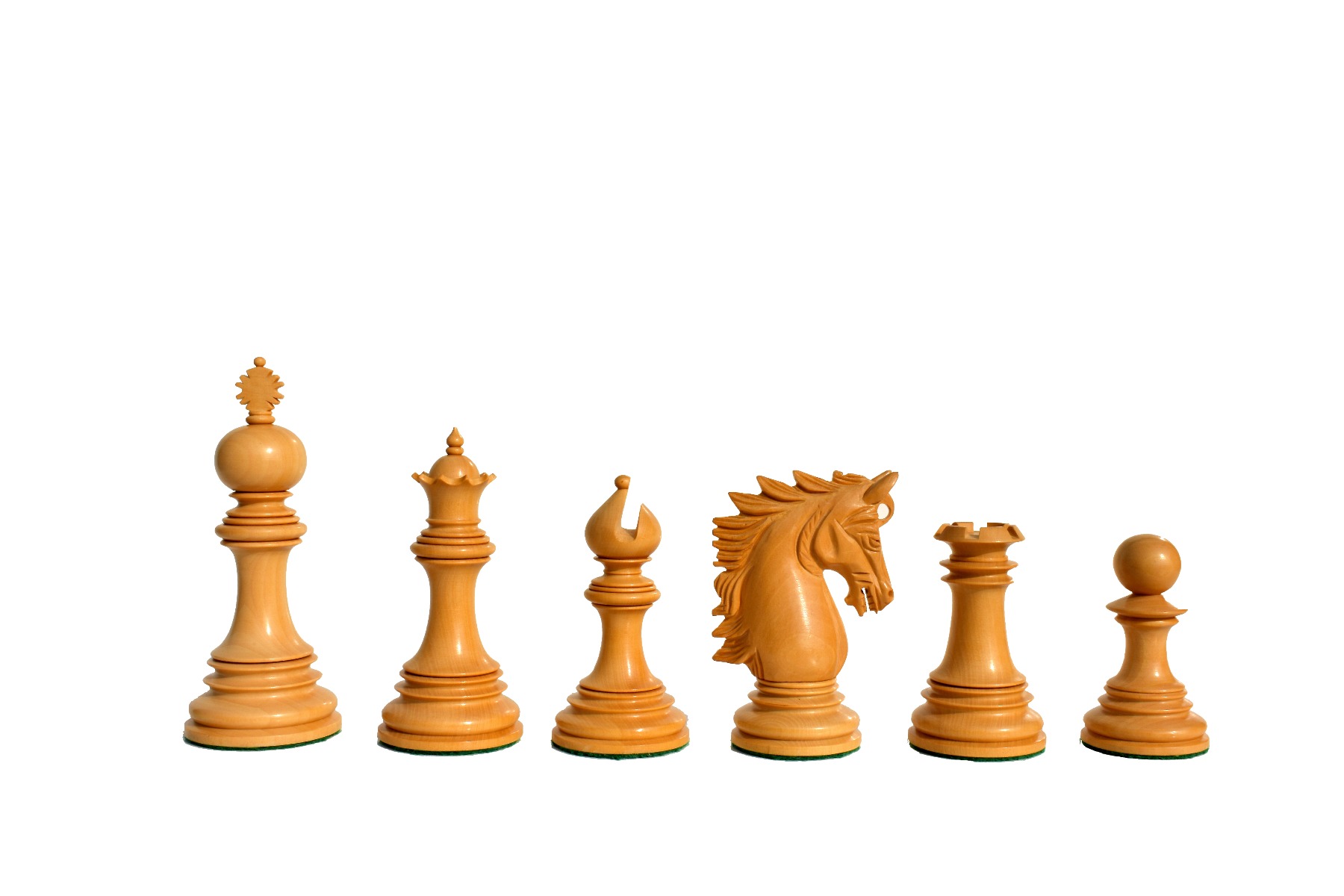 Victoria Castle Series Chess Pieces <br> Boxwood & padauk <br> 4.4" King-7051 Victoria Castle Series Chess Pieces Boxwood & padauk 4.4" King-7051
