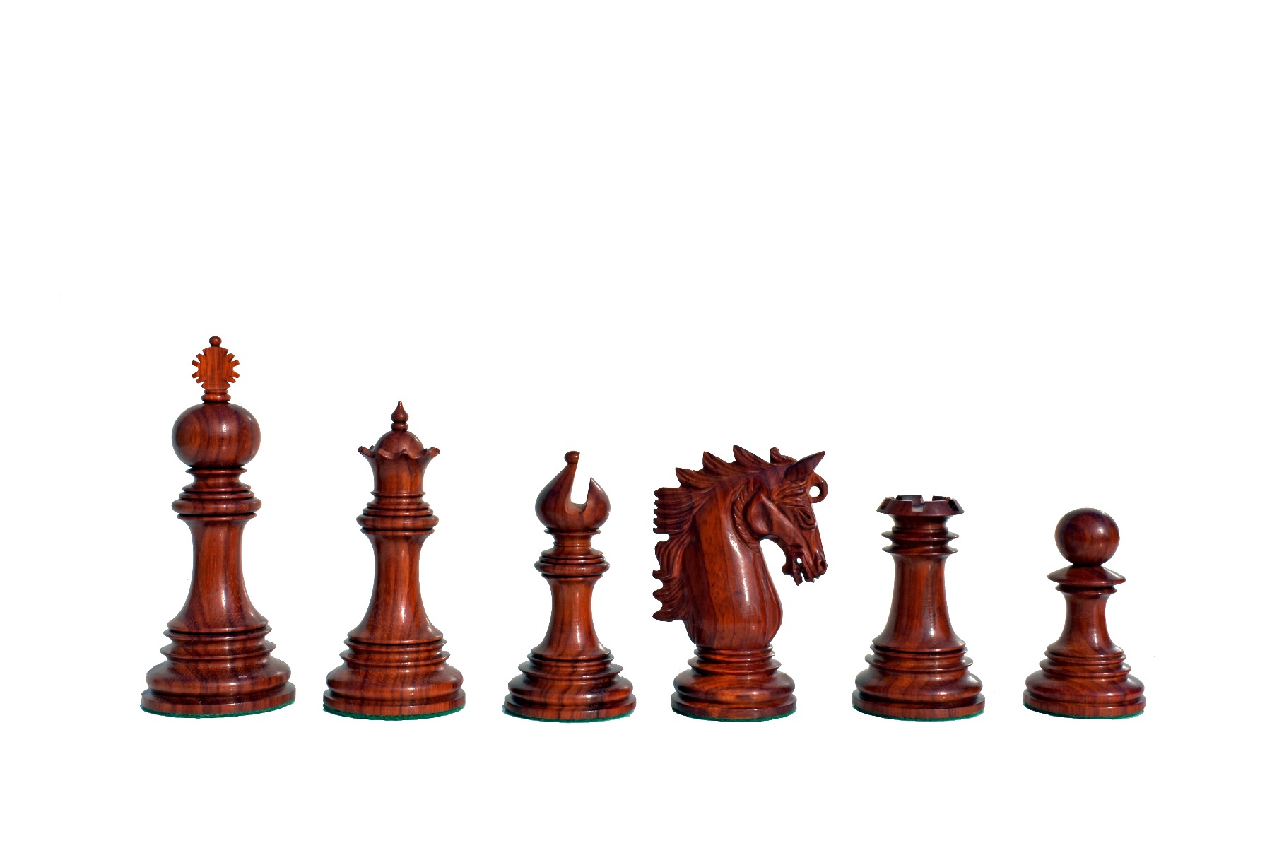 Victoria Castle Series Chess Pieces <br> Boxwood & padauk <br> 4.4" King-7052 Victoria Castle Series Chess Pieces Boxwood & padauk 4.4" King-7052