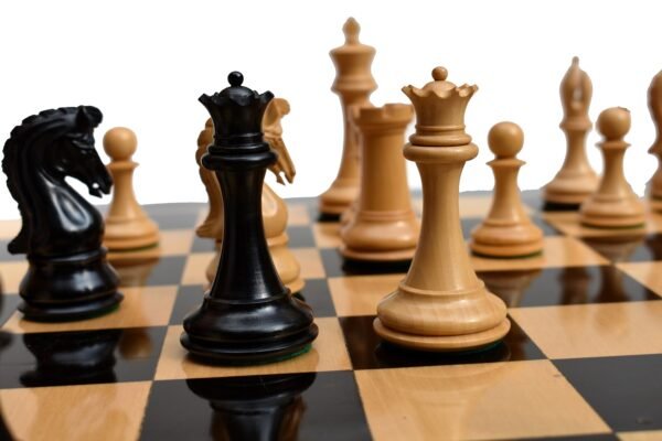 Imperial Series chess set Boxwood & Ebony 3" King with 2" square chess ...