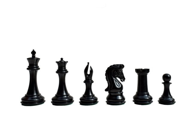 Imperial Series chess set Boxwood & Ebony 3" King with 2" square chess ...