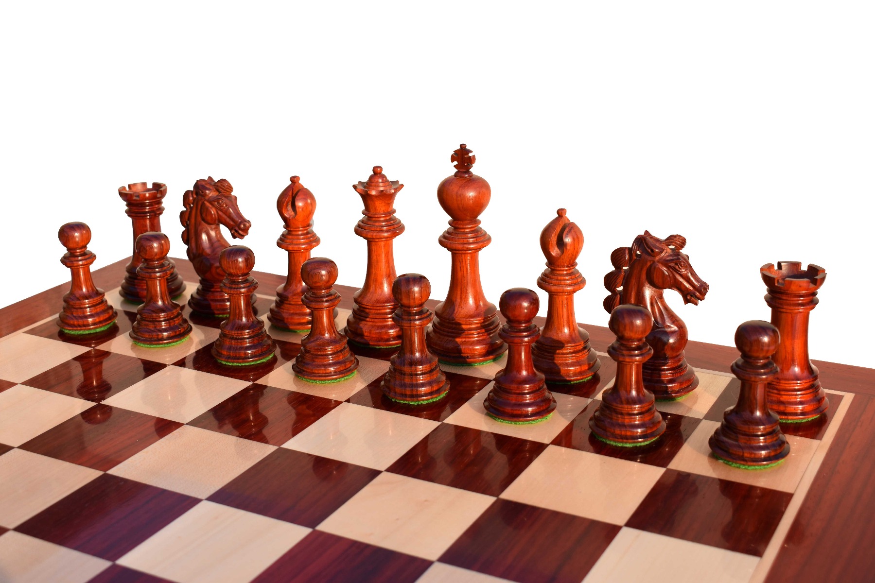Svadilfari Stallion Series Chess Pieces <br> Boxwood & Padauk <br> 4.4" king-6955 Svadilfari Stallion Series Chess Pieces Boxwood & Padauk 4.4" king-6955
