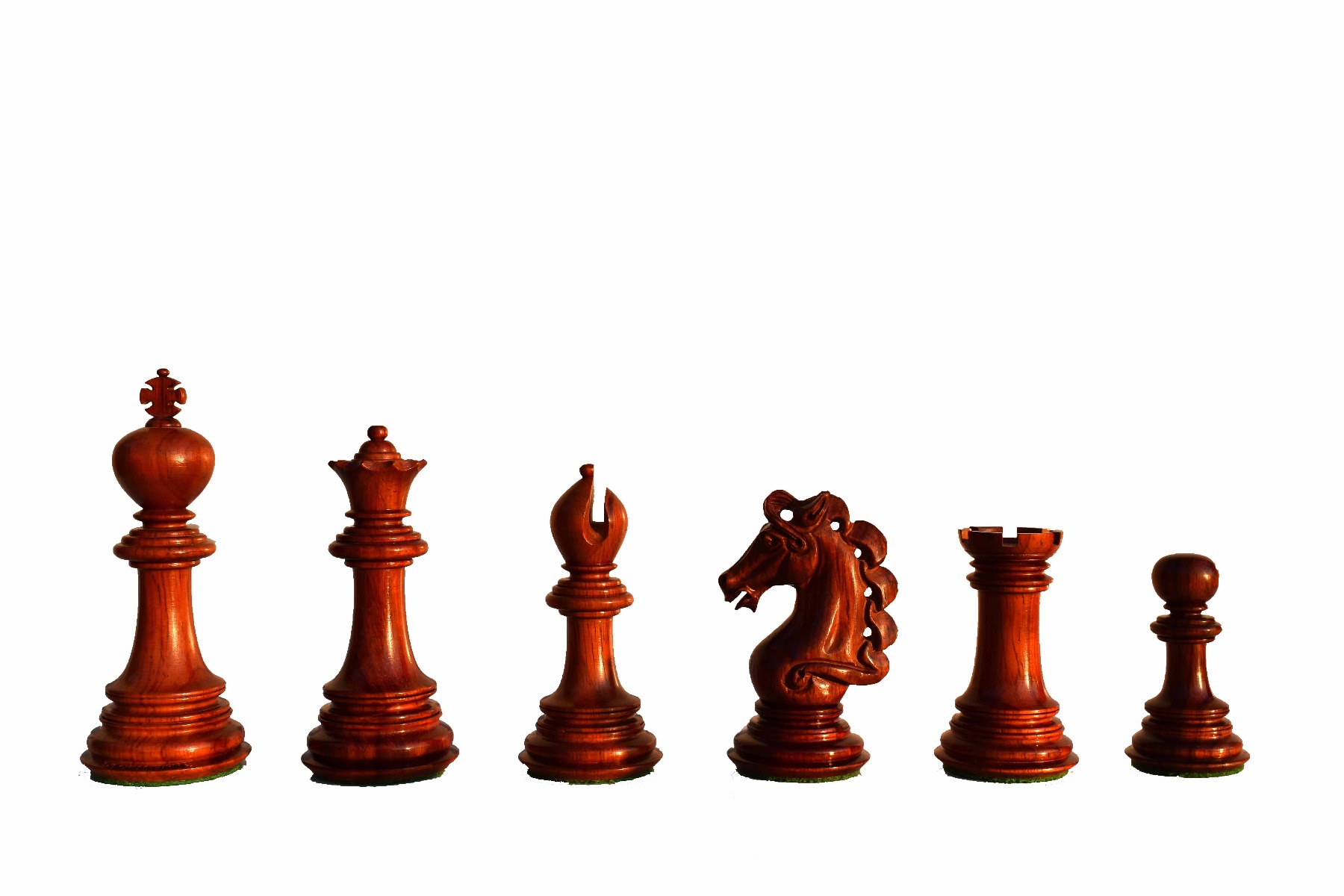 Svadilfari Stallion Series Chess Pieces <br> Boxwood & Padauk <br> 4.4" king-6951 Svadilfari Stallion Series Chess Pieces Boxwood & Padauk 4.4" king-6951