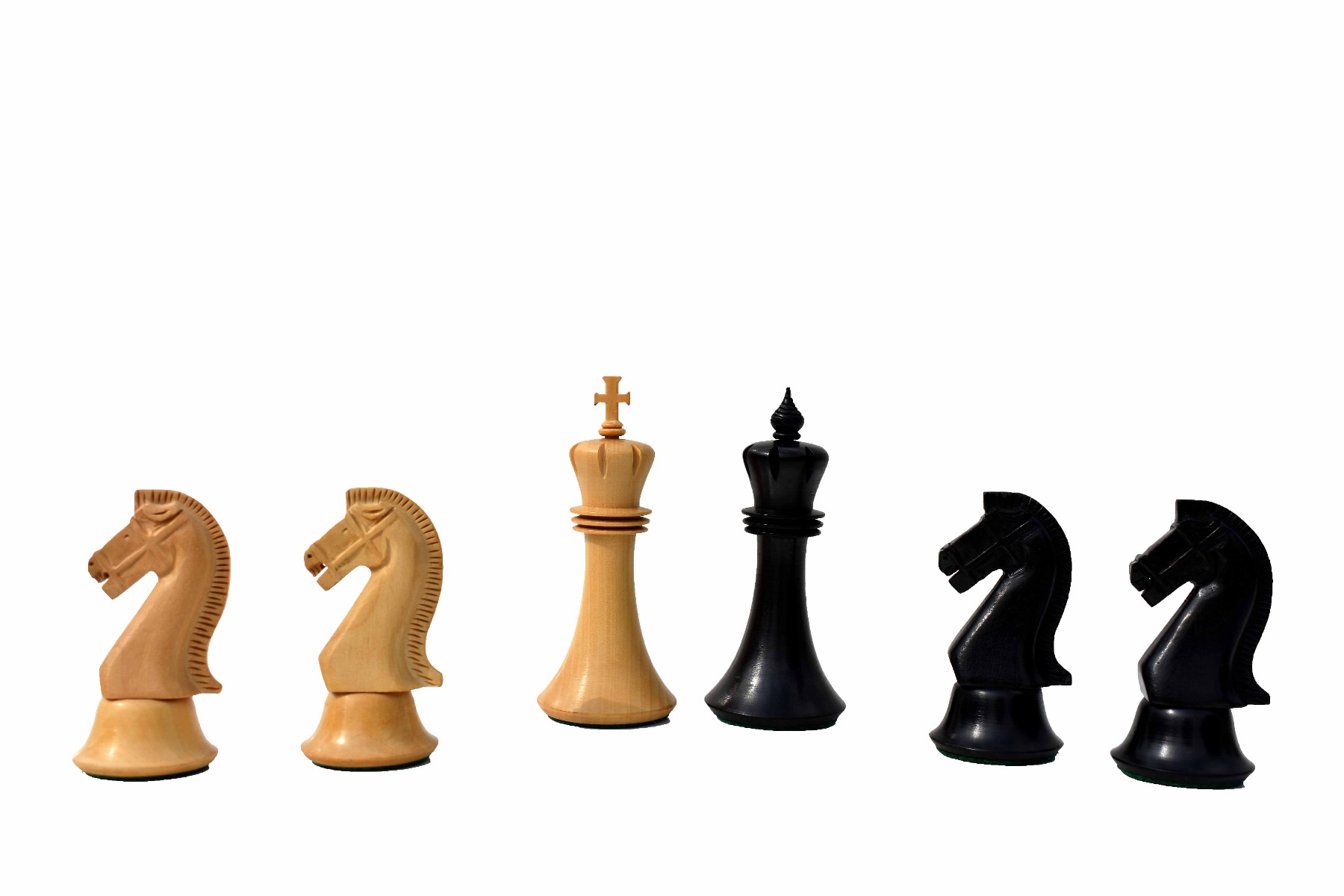 Forever Chessmen Series chess pieces <br> Boxwood & Ebonized <br> 3.5" King-7467 Forever Chessmen Series chess pieces Boxwood & Ebonized 3.5" King-7467