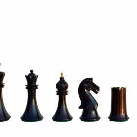 Forever Chessmen Series chess pieces Boxwood & Rosewood 3.5" King-7481