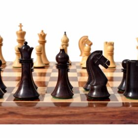 Forever Chessmen Series chess pieces Boxwood & Rosewood 3.5" King-7489