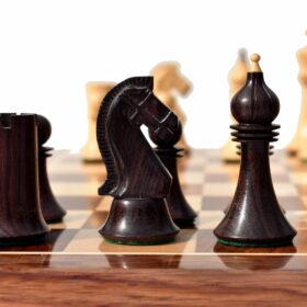Forever Chessmen Series chess pieces Boxwood & Rosewood 3.5" King-7490