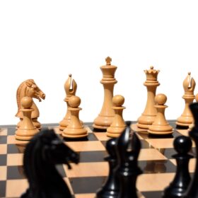 The Empire's Prestige Series chess pieces Boxwood & Ebony 4.4" King-8042