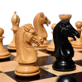 The Empire's Prestige Series chess pieces Boxwood & Ebony 4.4" King-8043