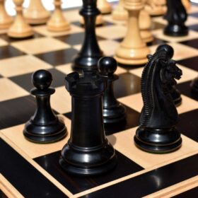 The Empire's Prestige Series chess pieces Boxwood & Ebony 4.4" King-8046