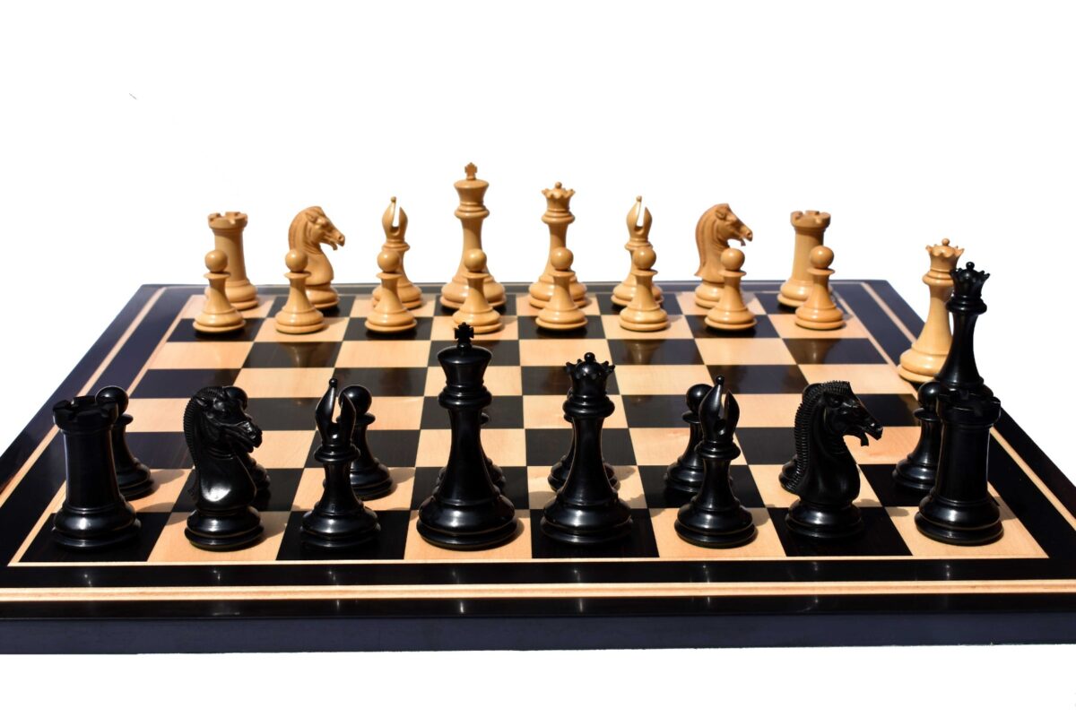 The Empire's Prestige Series chess pieces Boxwood & Ebony 4.4" King-8047