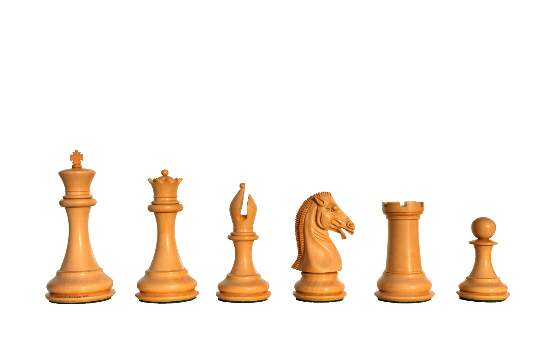 The Empire's Prestige Series chess pieces <br> Boxwood & Ebony <br> 4.4" King-8032 The Empire's Prestige Series chess pieces Boxwood & Ebony 4.4" King-8032