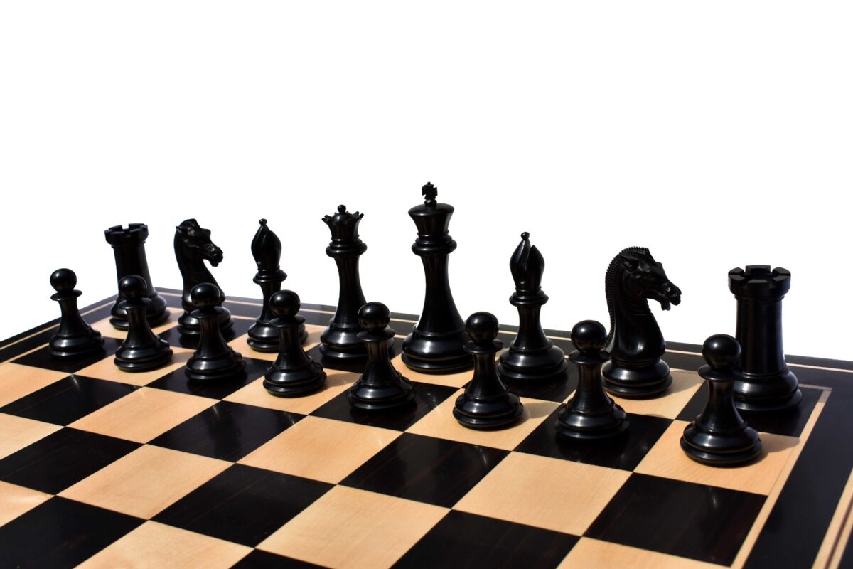 The Empire's Prestige Series chess pieces Boxwood & Ebony 4.4" King-8039