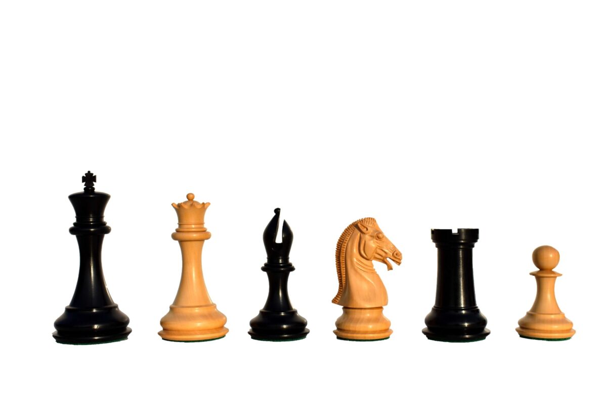 The Empire's Prestige Series chess pieces Boxwood & Ebony 4.4" King-8033