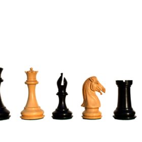 The Empire's Prestige Series chess pieces Boxwood & Ebony 4.4" King-8033