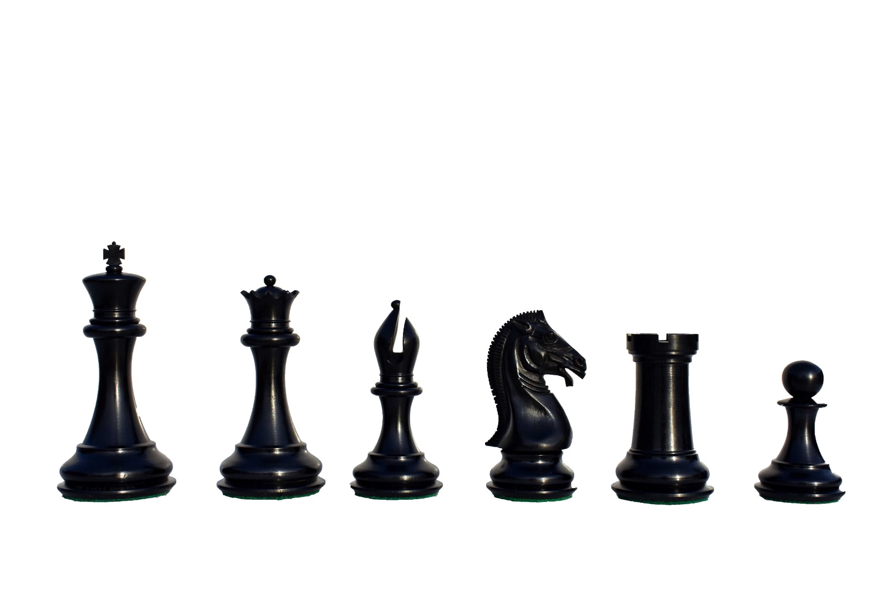 The Empire's Prestige Series chess pieces <br> Boxwood & Ebony <br> 4.4" King-8034 The Empire's Prestige Series chess pieces Boxwood & Ebony 4.4" King-8034