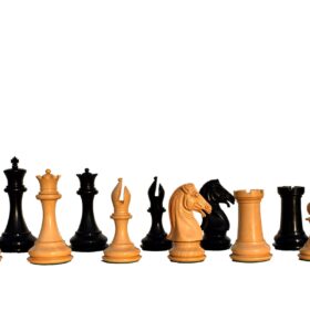 The Empire's Prestige Series chess pieces Boxwood & Ebony 4.4" King-8031