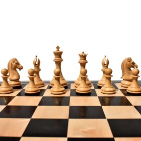 The Empire's Prestige Series chess pieces Boxwood & Ebony 4.4" King-8035