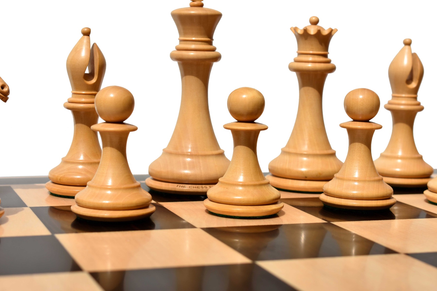 The Empire's Prestige Series chess pieces <br> Boxwood & Ebony <br> 4.4" King-8036 The Empire's Prestige Series chess pieces Boxwood & Ebony 4.4" King-8036