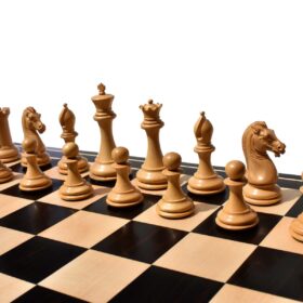 The Empire's Prestige Series chess pieces Boxwood & Ebony 4.4" King-8037