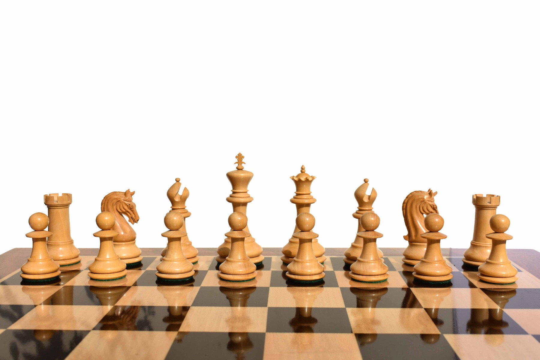 St Joseph Series chess pieces Boxwood & Ebony 4.25" King -7941