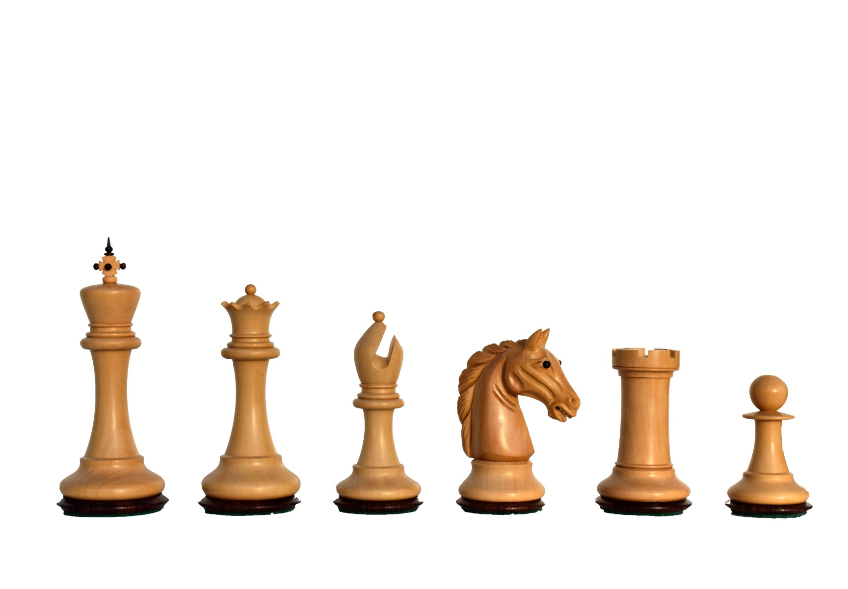 The Barbarian Knight Chess pieces <br> Boxwood & Rosewood <br> 4.4" King -8193 The Barbarian Knight Chess pieces Boxwood & Rosewood 4.4" King -8193