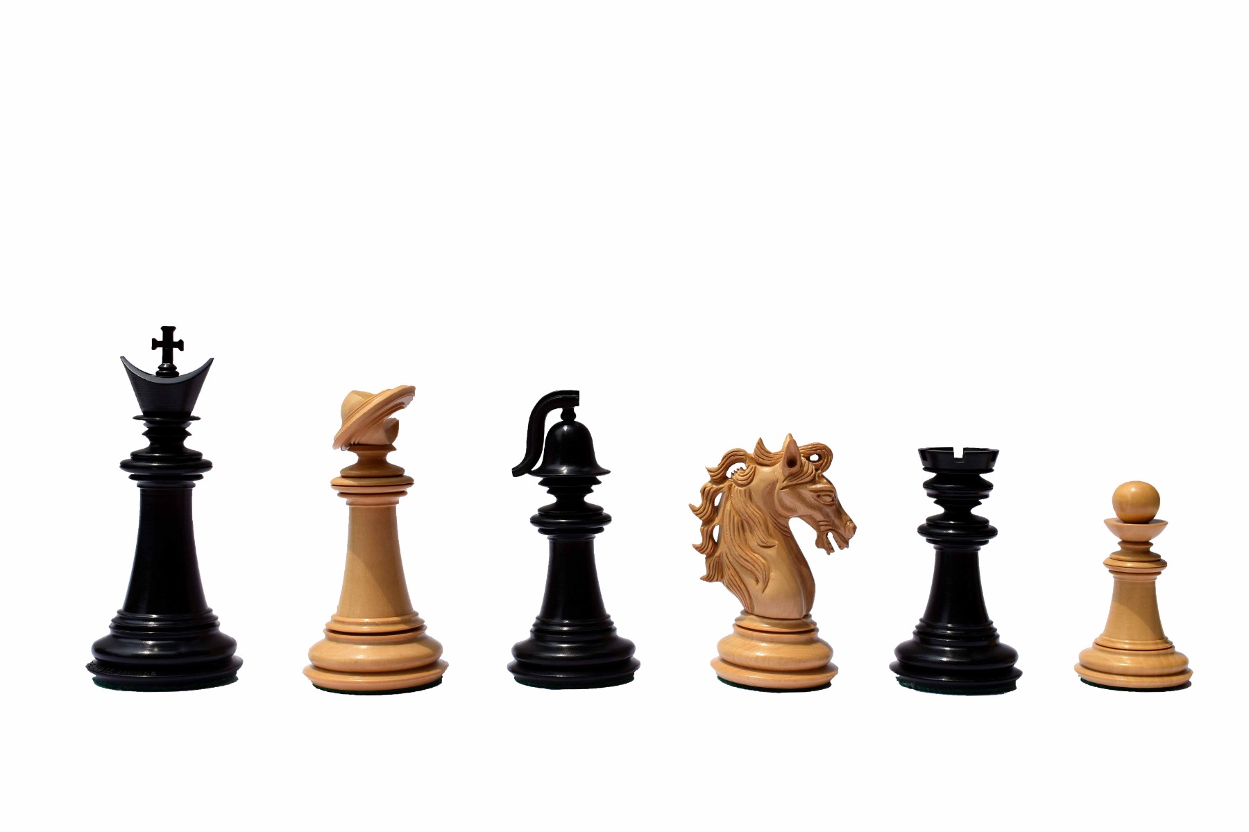 Limited Edition The Legendary Akhal-Teke Stallion chess set <br> Boxwood & Ebony <br> 4.5" King with 2.5" square Chess Board-8279 Limited Edition The Legendary Akhal-Teke Stallion chess set Boxwood & Ebony 4.5" King with 2.5" square Chess Board-8279
