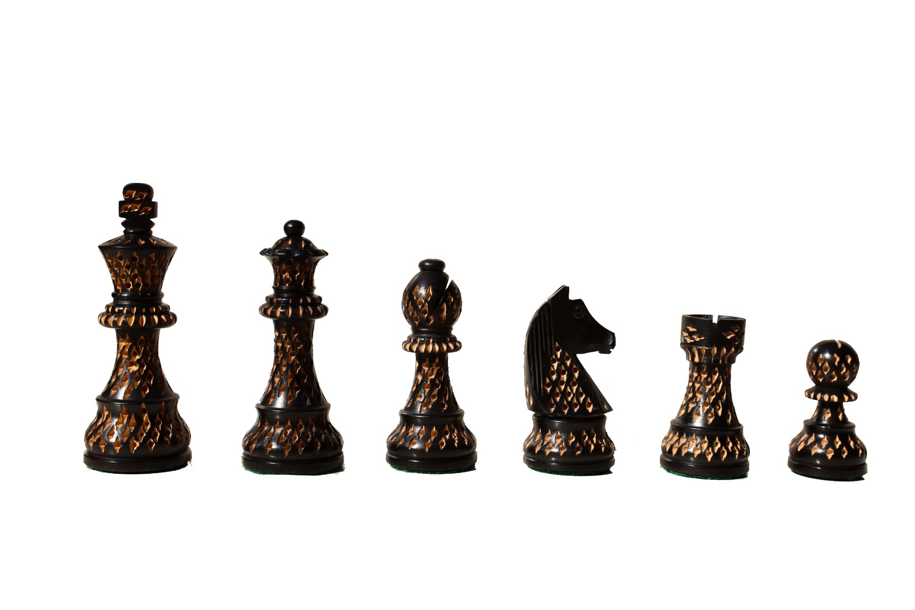 Artistic Champion Series chess set Boxwood & Ebonized 3.75" King with 18" Chess Board-8422