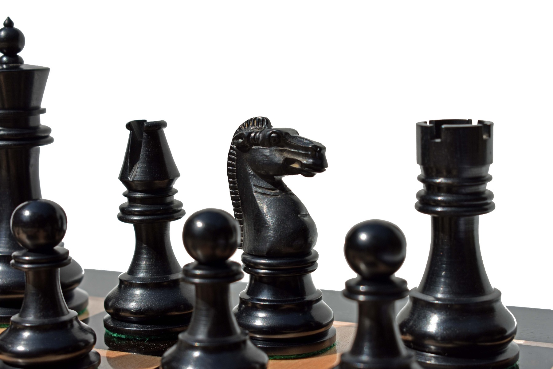 1891 British Imperial Series chess pieces reproduction<br> Boxwood & Ebony <br> 3.75" King -8504 1891 British Imperial Series chess pieces reproduction Boxwood & Ebony 3.75" King -8504