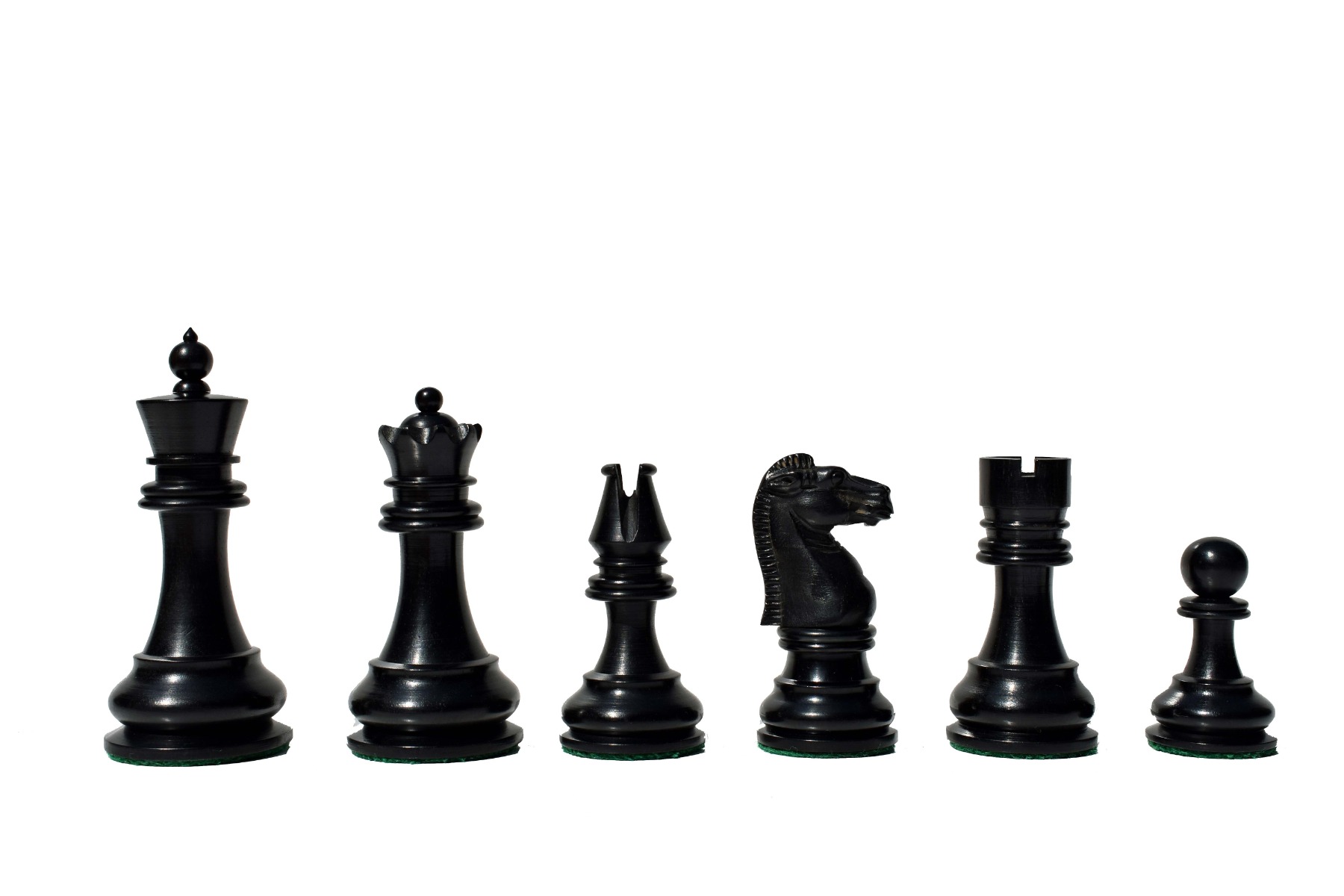 1891 British Imperial Series chess set reproduction <br> Boxwood & Ebony <br> 3.75" King with 2" Square chess board-8494 1891 British Imperial Series chess set reproduction Boxwood & Ebony 3.75" King with 2" Square chess board-8494