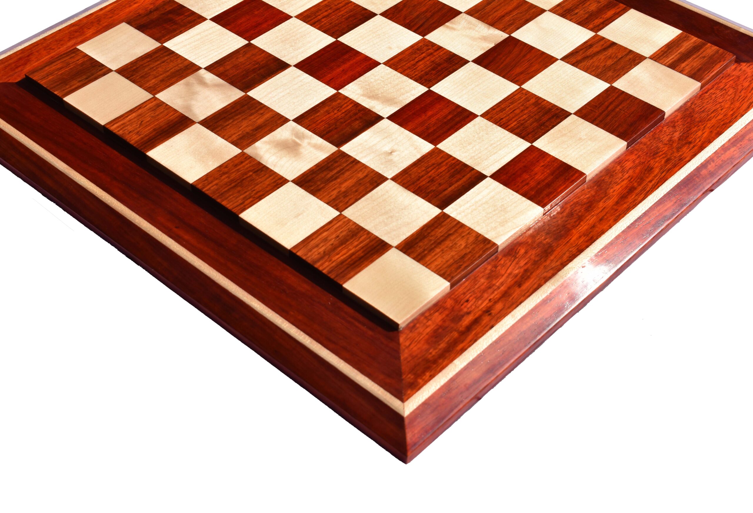 Elite Signature Series Luxury Chess Board Maple & Padauk 2" Square-0