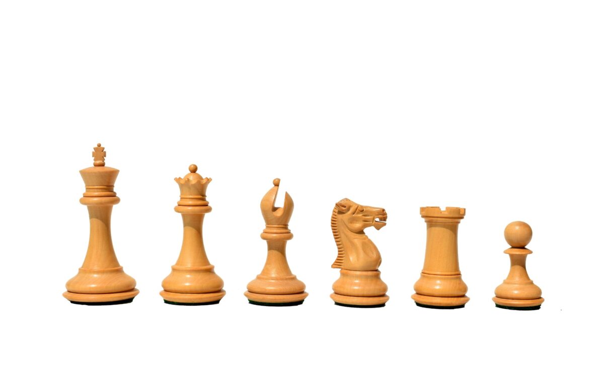 Executive Collector Series Chess set Boxwood & Rosewood 3" King-8725