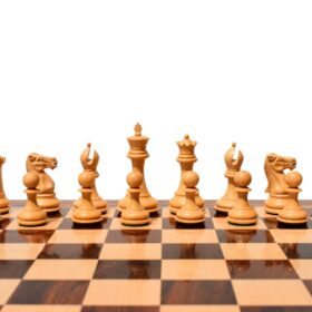 Executive Collector Series Chess set Boxwood & Rosewood 3" King-8720