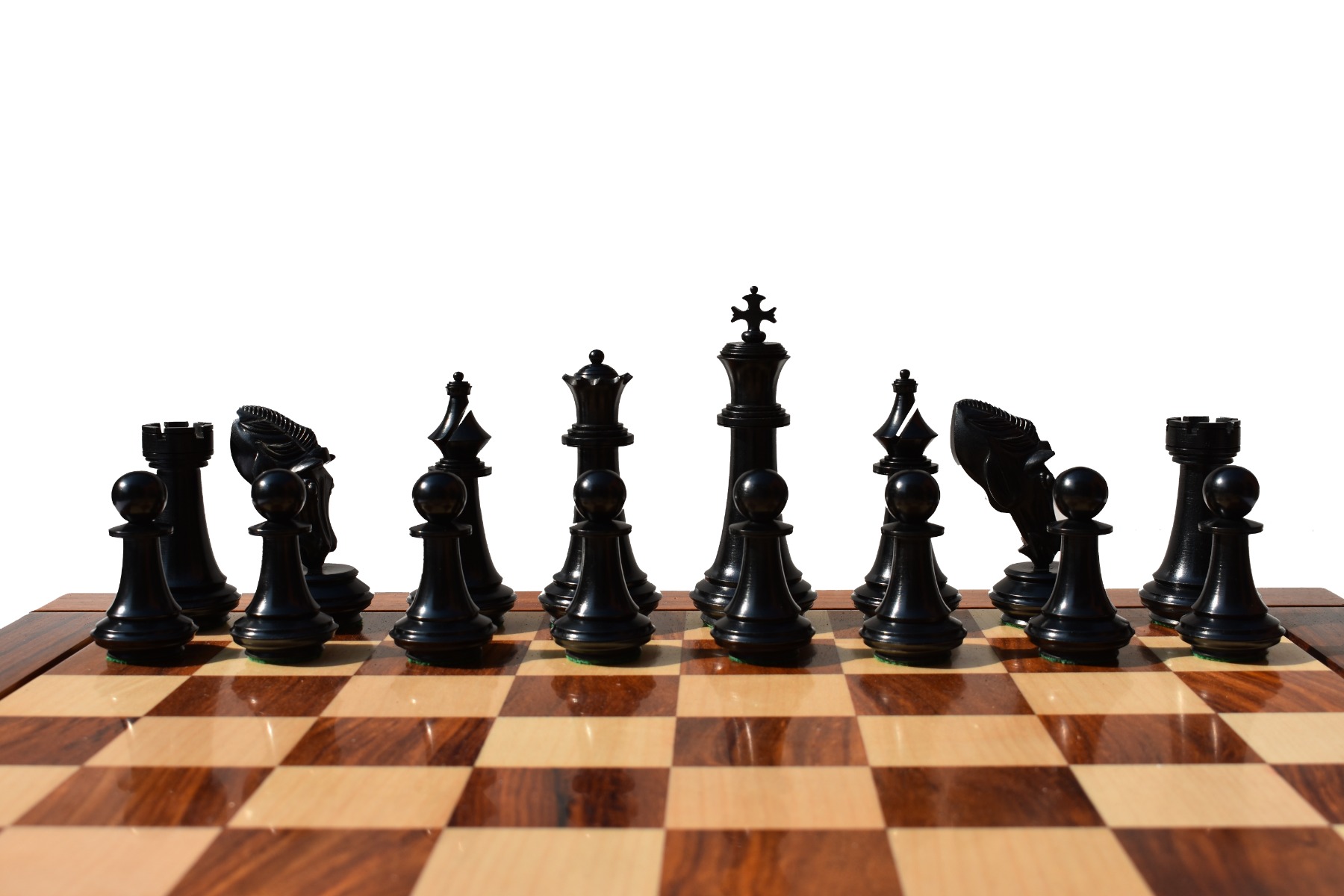 The Columbus Series Chess set <br> Boxwood & Ebony 4" King <br> 2" Square chess Board-8939 The Columbus Series Chess set Boxwood & Ebony 4" King 2" Square chess Board-8939