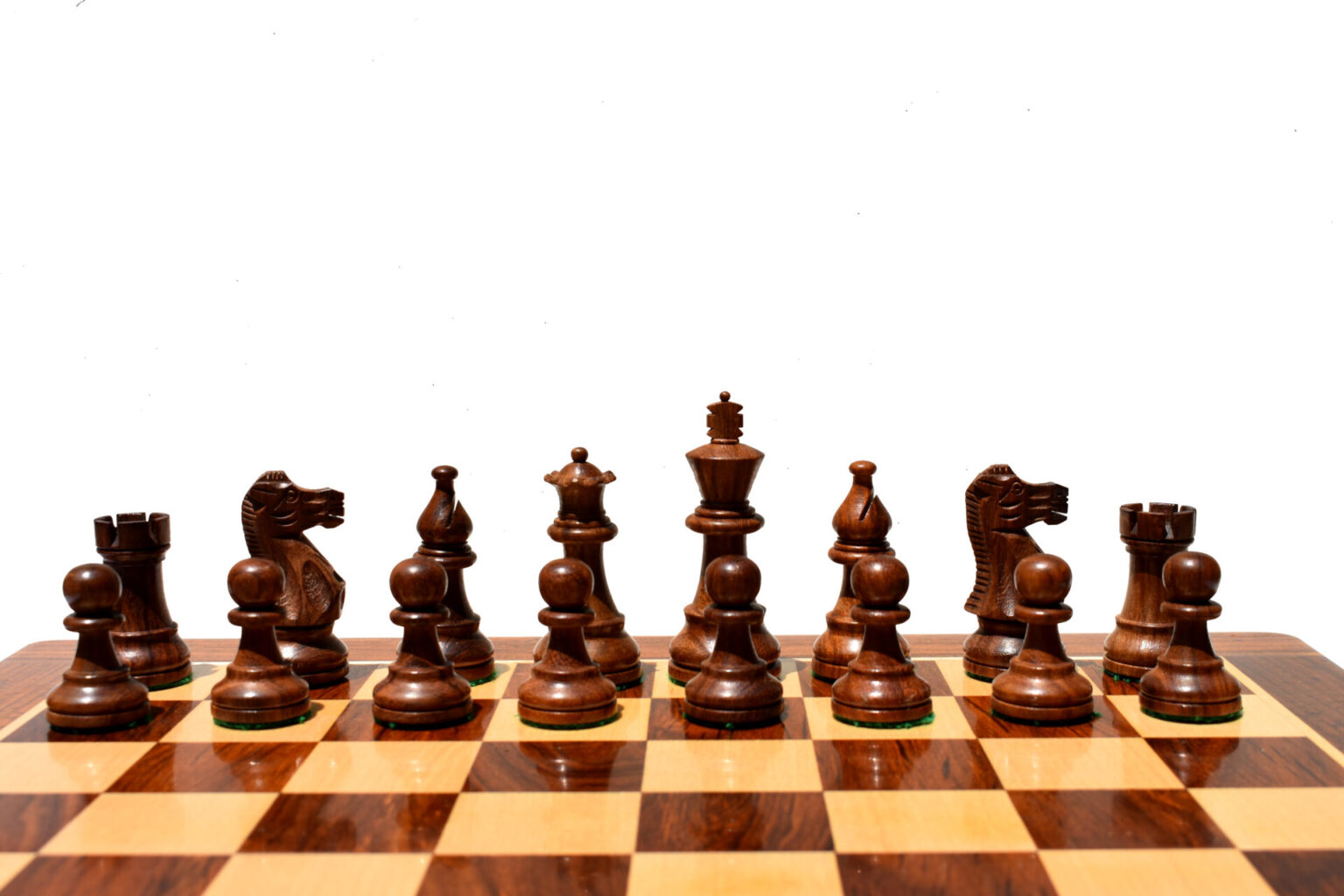 American Series complete chess set Boxwood & Sheesham 3.25