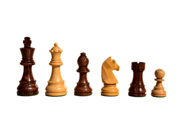 German Staunton chess pieces 3.75" King <br> Boxwood & Sheesham