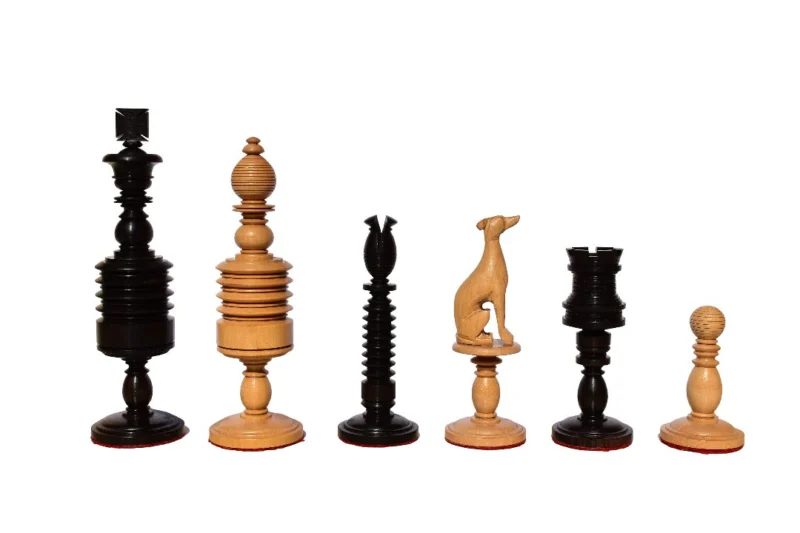 XXL GIANT Lardy chess set size 8 - 10,7 cm king - FR
